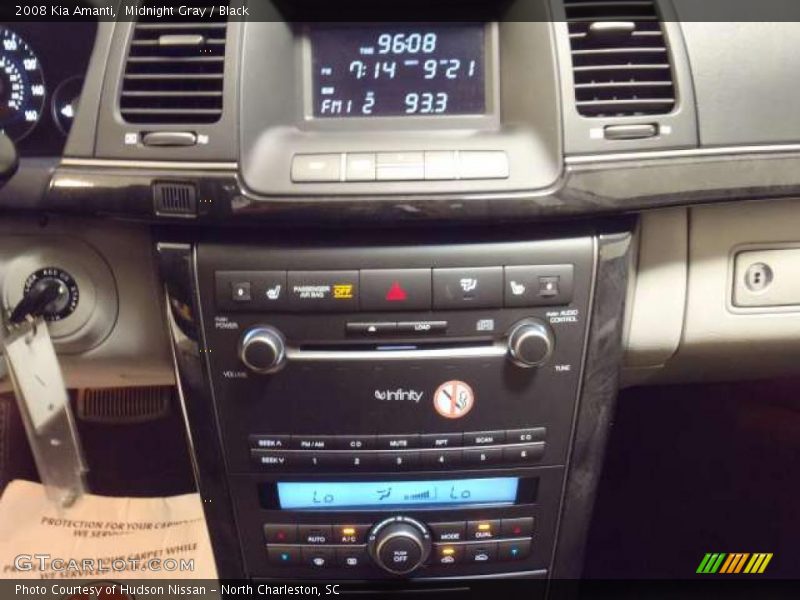 Midnight Gray / Black 2008 Kia Amanti