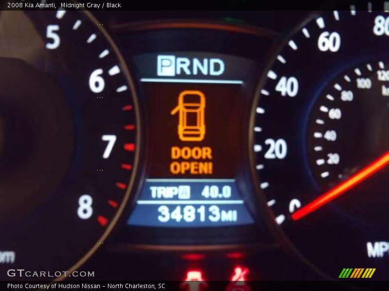 Midnight Gray / Black 2008 Kia Amanti