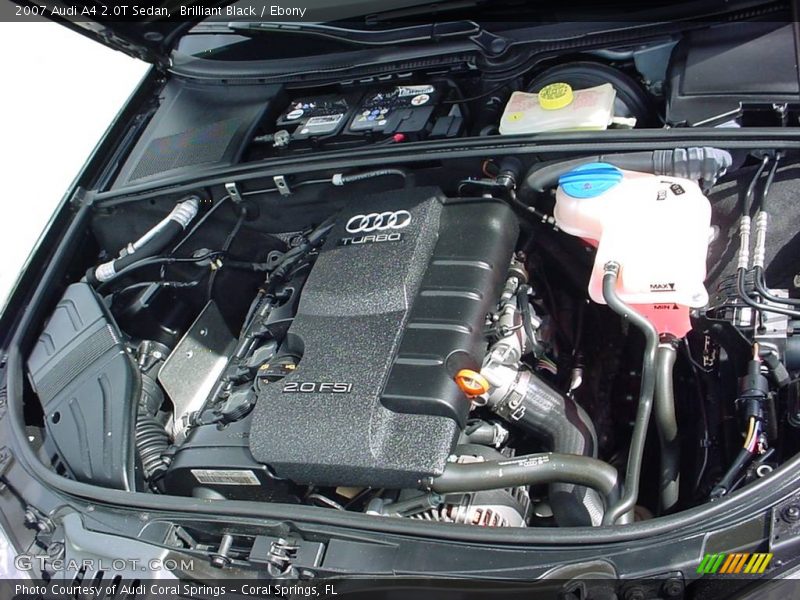 Brilliant Black / Ebony 2007 Audi A4 2.0T Sedan