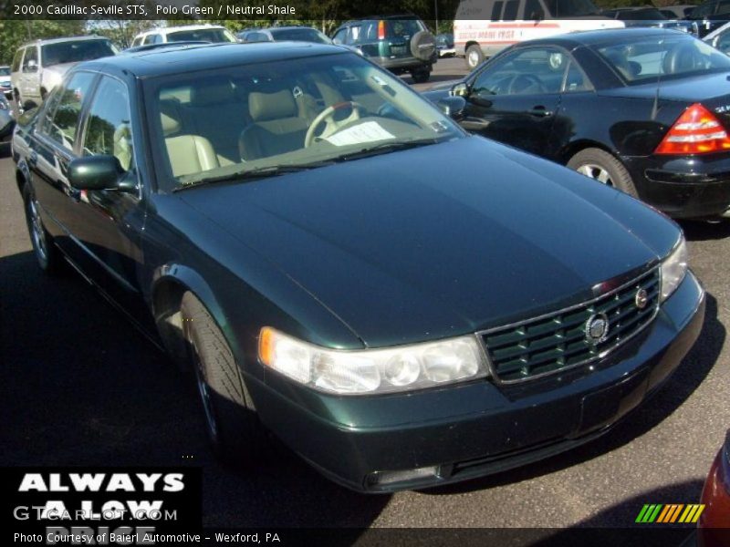 Polo Green / Neutral Shale 2000 Cadillac Seville STS