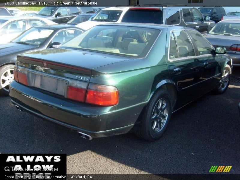 Polo Green / Neutral Shale 2000 Cadillac Seville STS