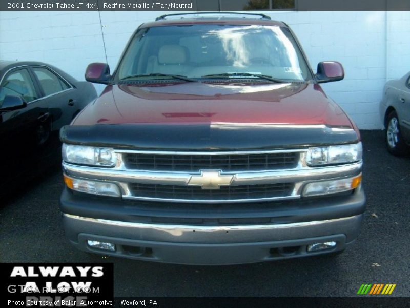 Redfire Metallic / Tan/Neutral 2001 Chevrolet Tahoe LT 4x4