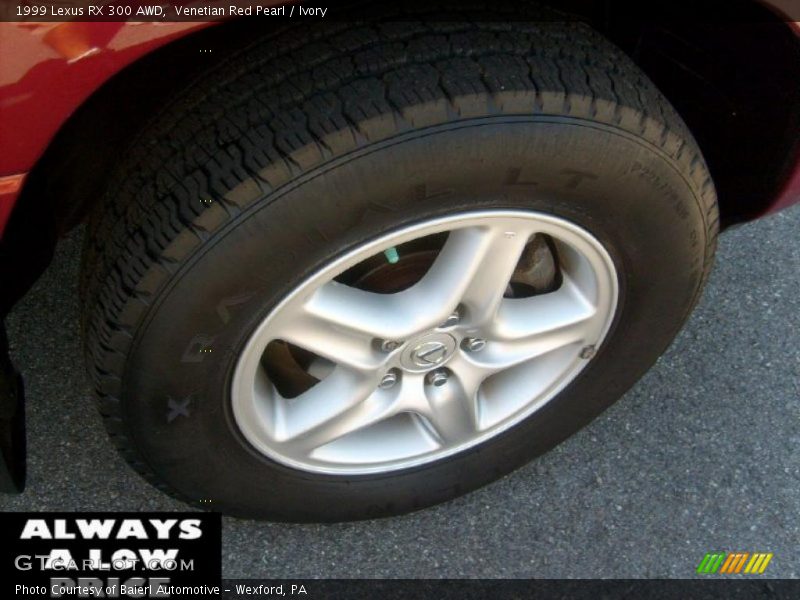 Venetian Red Pearl / Ivory 1999 Lexus RX 300 AWD