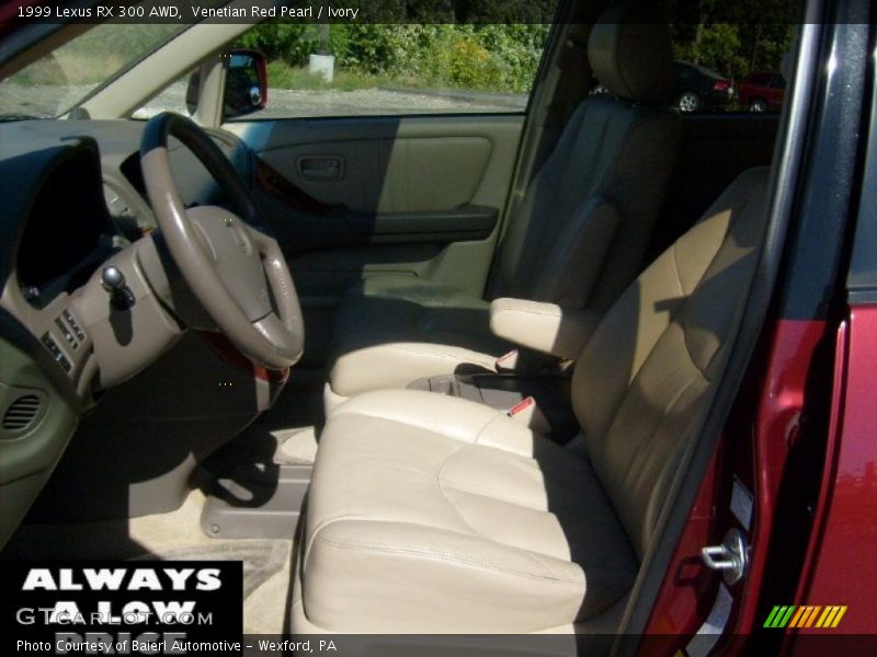 Venetian Red Pearl / Ivory 1999 Lexus RX 300 AWD