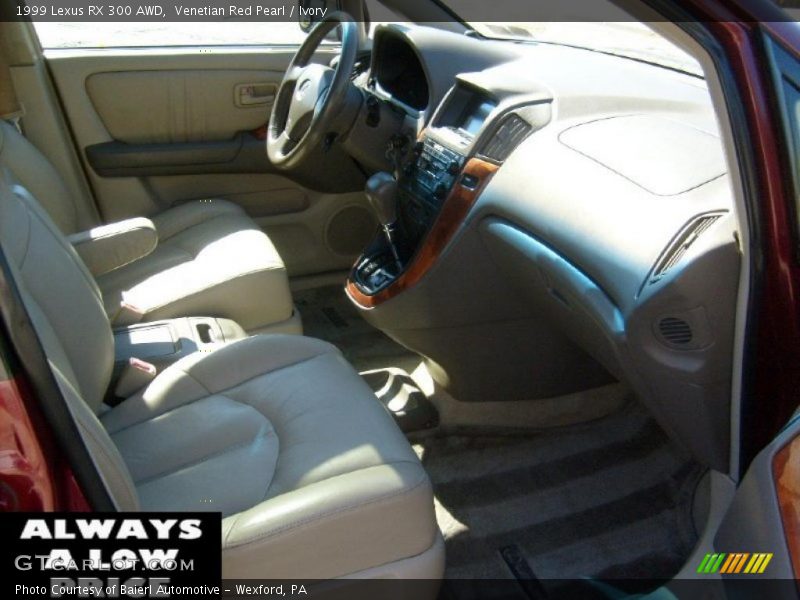 Venetian Red Pearl / Ivory 1999 Lexus RX 300 AWD