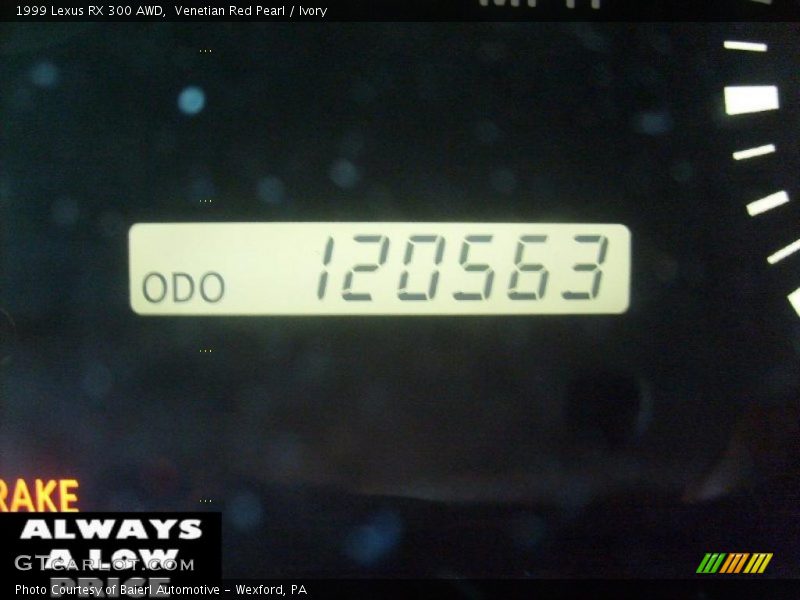 Venetian Red Pearl / Ivory 1999 Lexus RX 300 AWD