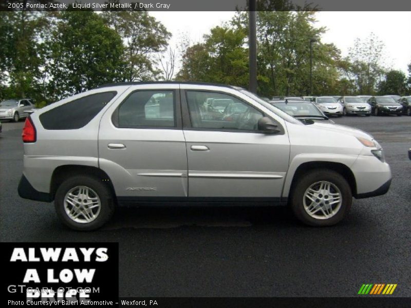 Liquid Silver Metallic / Dark Gray 2005 Pontiac Aztek