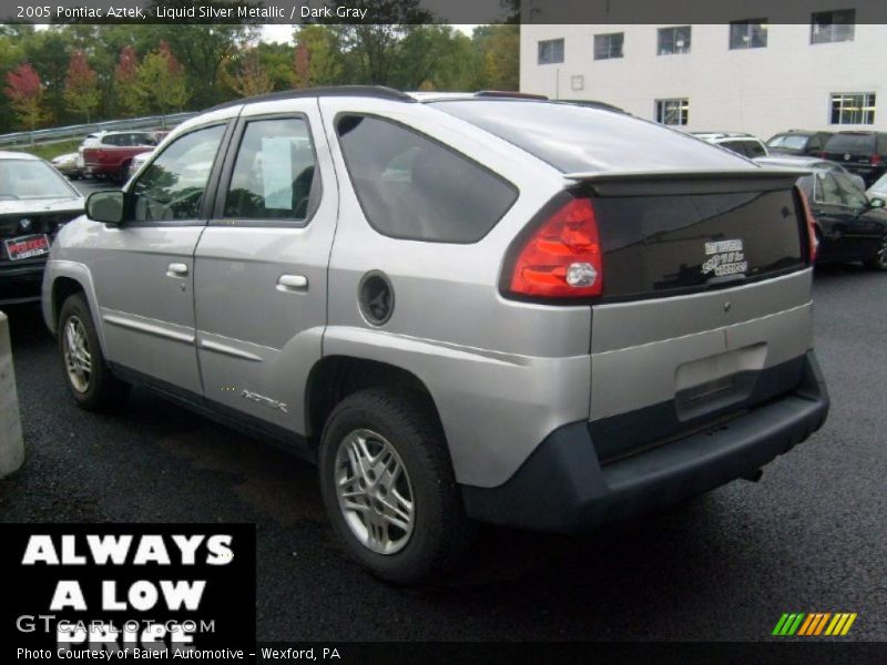 Liquid Silver Metallic / Dark Gray 2005 Pontiac Aztek