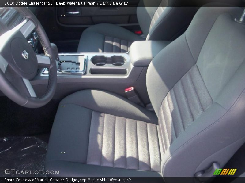 Deep Water Blue Pearl / Dark Slate Gray 2010 Dodge Challenger SE