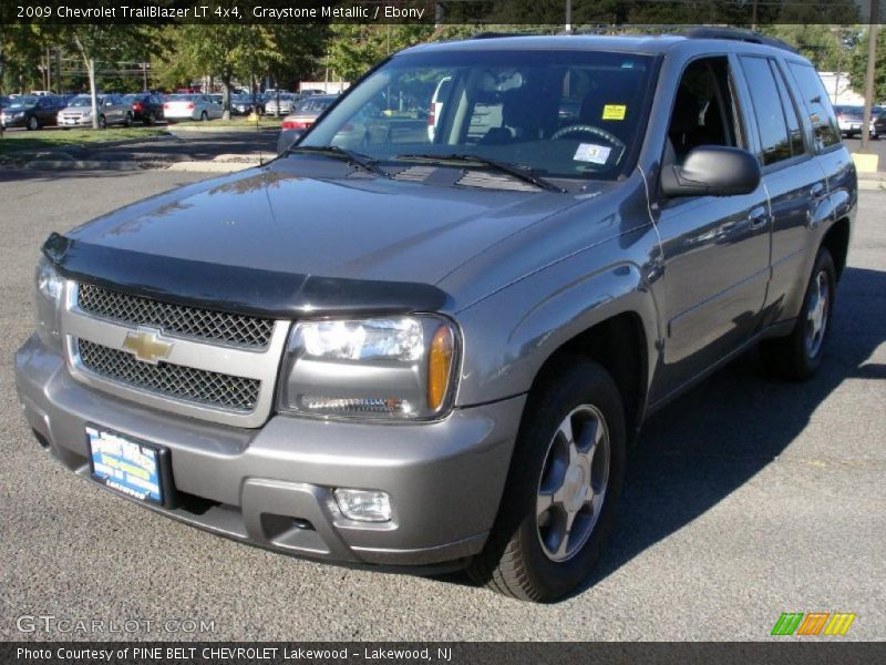Graystone Metallic / Ebony 2009 Chevrolet TrailBlazer LT 4x4