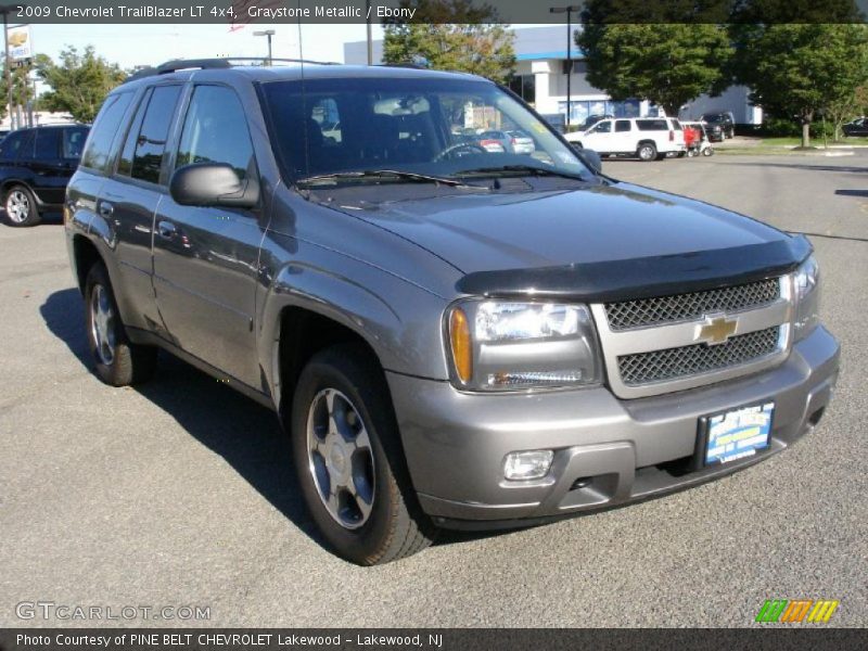 Graystone Metallic / Ebony 2009 Chevrolet TrailBlazer LT 4x4