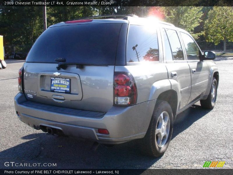 Graystone Metallic / Ebony 2009 Chevrolet TrailBlazer LT 4x4