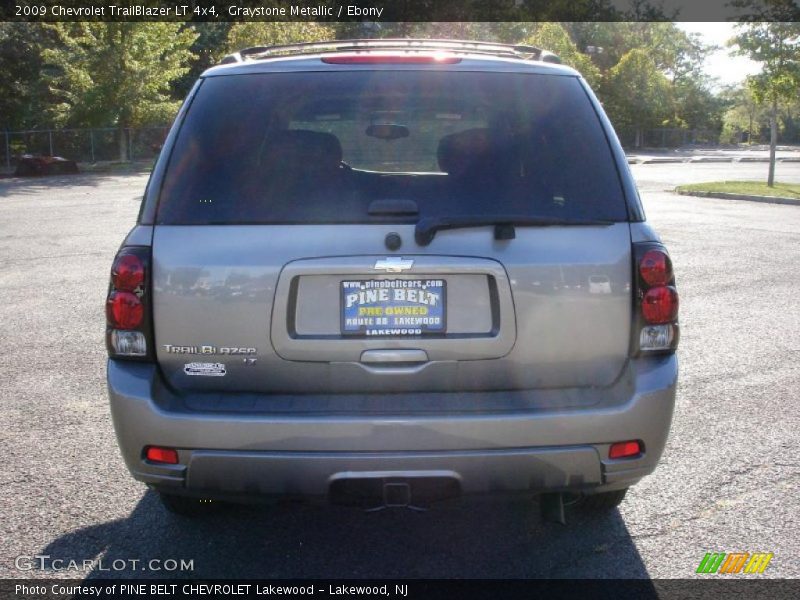 Graystone Metallic / Ebony 2009 Chevrolet TrailBlazer LT 4x4