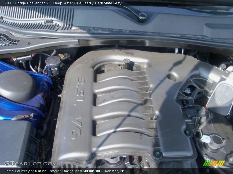 Deep Water Blue Pearl / Dark Slate Gray 2010 Dodge Challenger SE