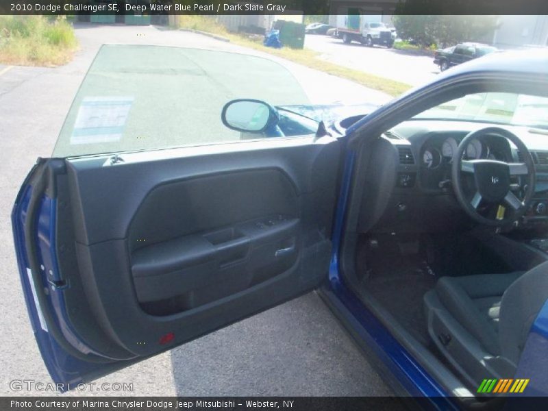 Deep Water Blue Pearl / Dark Slate Gray 2010 Dodge Challenger SE