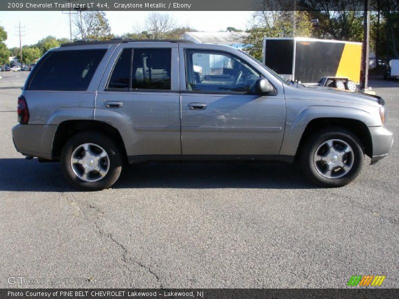 Graystone Metallic / Ebony 2009 Chevrolet TrailBlazer LT 4x4