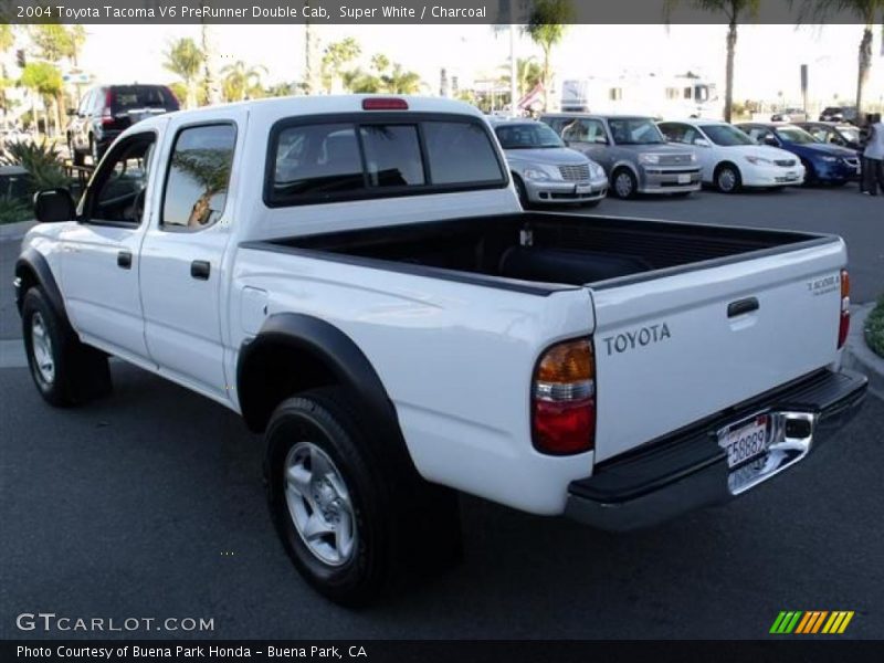 Super White / Charcoal 2004 Toyota Tacoma V6 PreRunner Double Cab