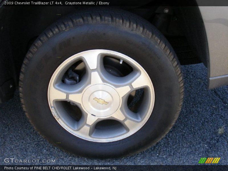 Graystone Metallic / Ebony 2009 Chevrolet TrailBlazer LT 4x4