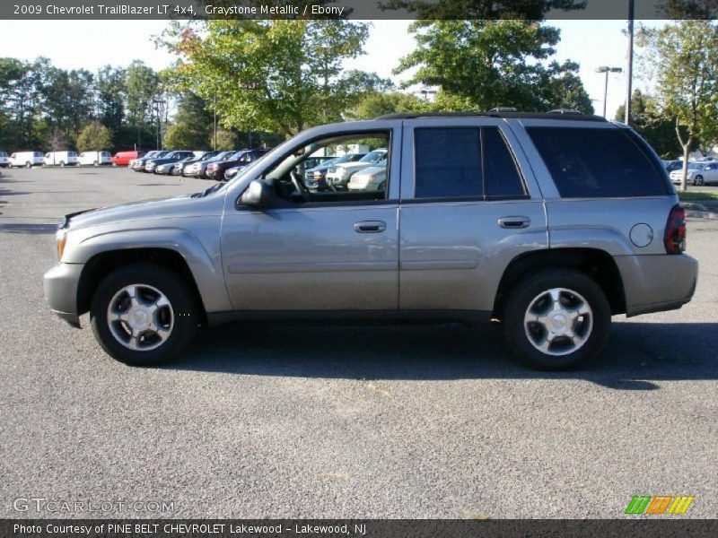 Graystone Metallic / Ebony 2009 Chevrolet TrailBlazer LT 4x4