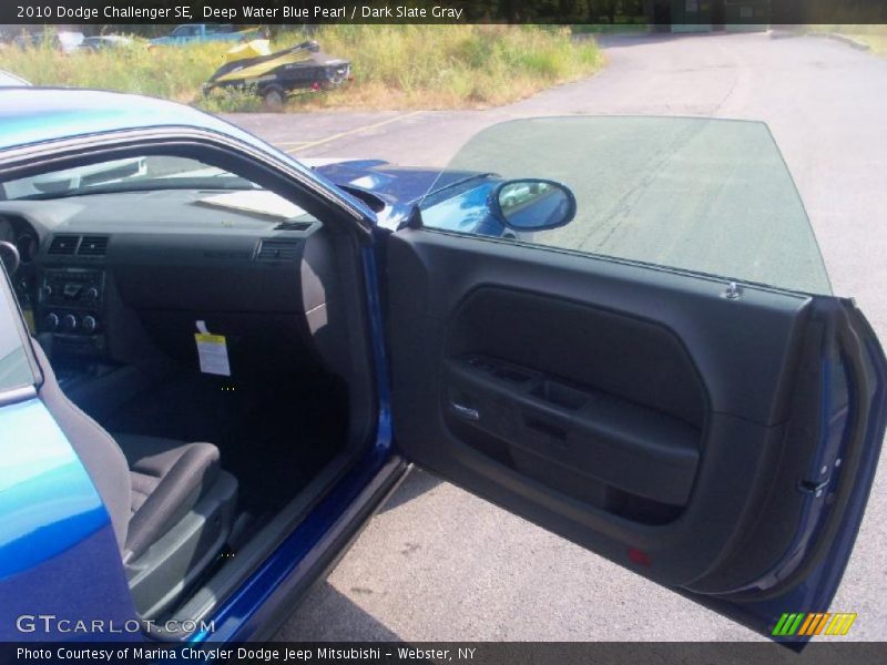 Deep Water Blue Pearl / Dark Slate Gray 2010 Dodge Challenger SE