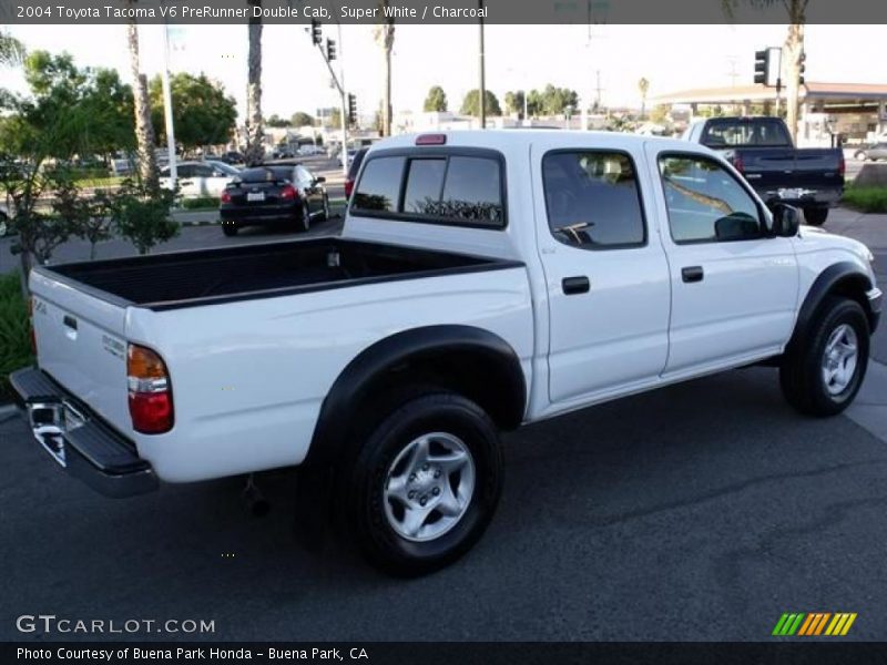 Super White / Charcoal 2004 Toyota Tacoma V6 PreRunner Double Cab