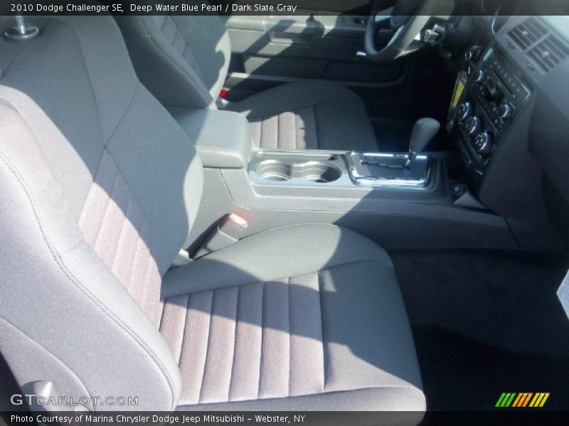 Deep Water Blue Pearl / Dark Slate Gray 2010 Dodge Challenger SE