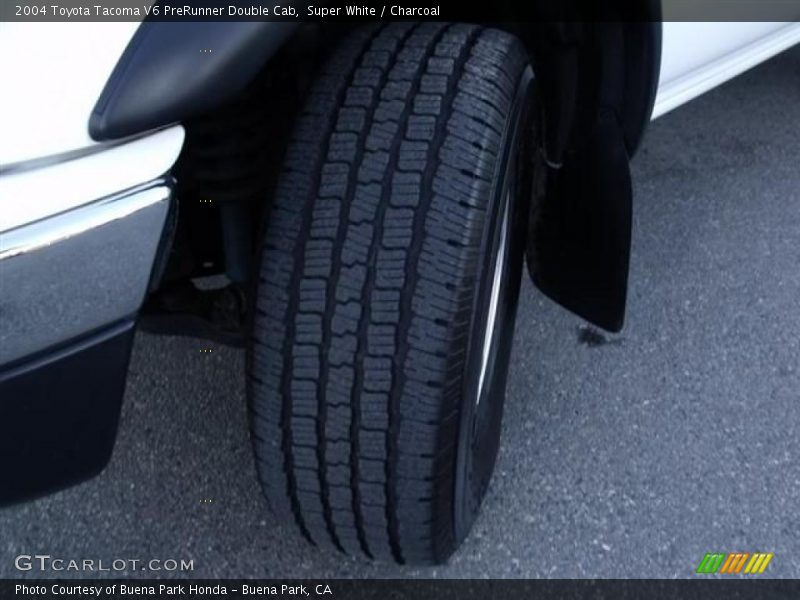 Super White / Charcoal 2004 Toyota Tacoma V6 PreRunner Double Cab