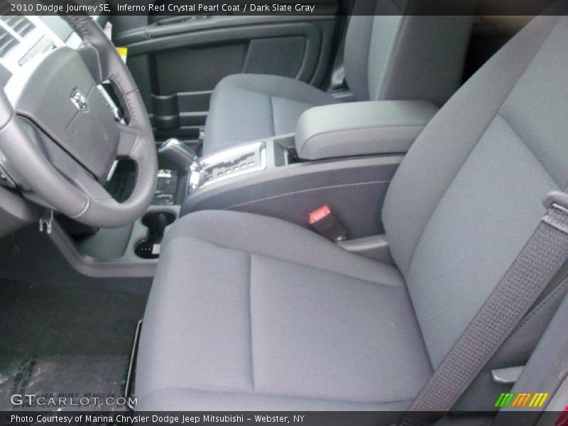 Inferno Red Crystal Pearl Coat / Dark Slate Gray 2010 Dodge Journey SE