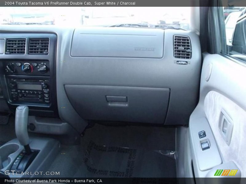 Super White / Charcoal 2004 Toyota Tacoma V6 PreRunner Double Cab