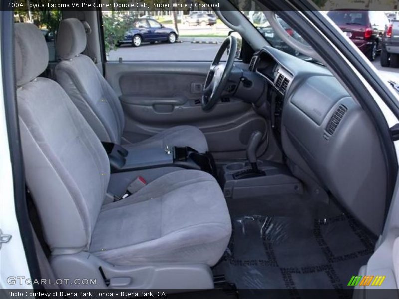 Super White / Charcoal 2004 Toyota Tacoma V6 PreRunner Double Cab