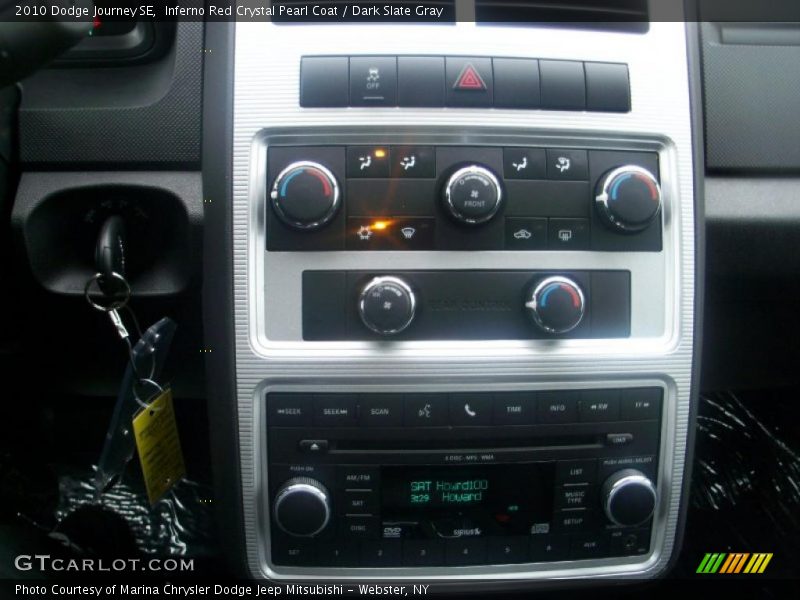 Inferno Red Crystal Pearl Coat / Dark Slate Gray 2010 Dodge Journey SE