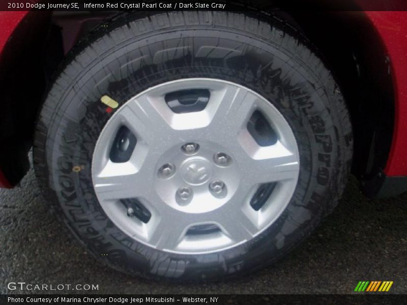 Inferno Red Crystal Pearl Coat / Dark Slate Gray 2010 Dodge Journey SE