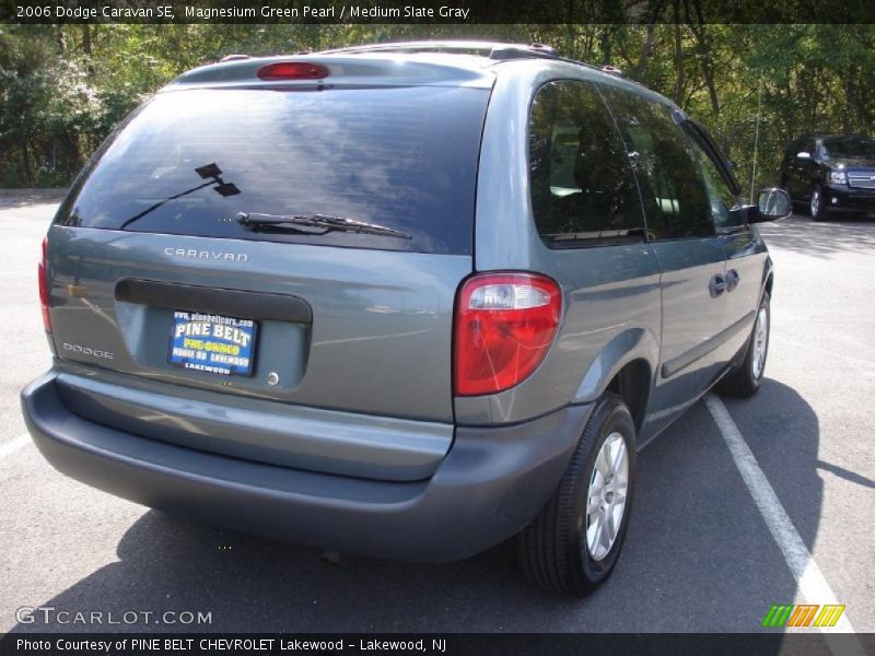 Magnesium Green Pearl / Medium Slate Gray 2006 Dodge Caravan SE