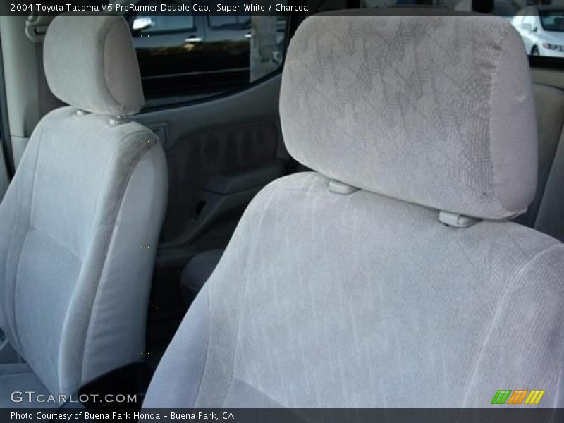 Super White / Charcoal 2004 Toyota Tacoma V6 PreRunner Double Cab