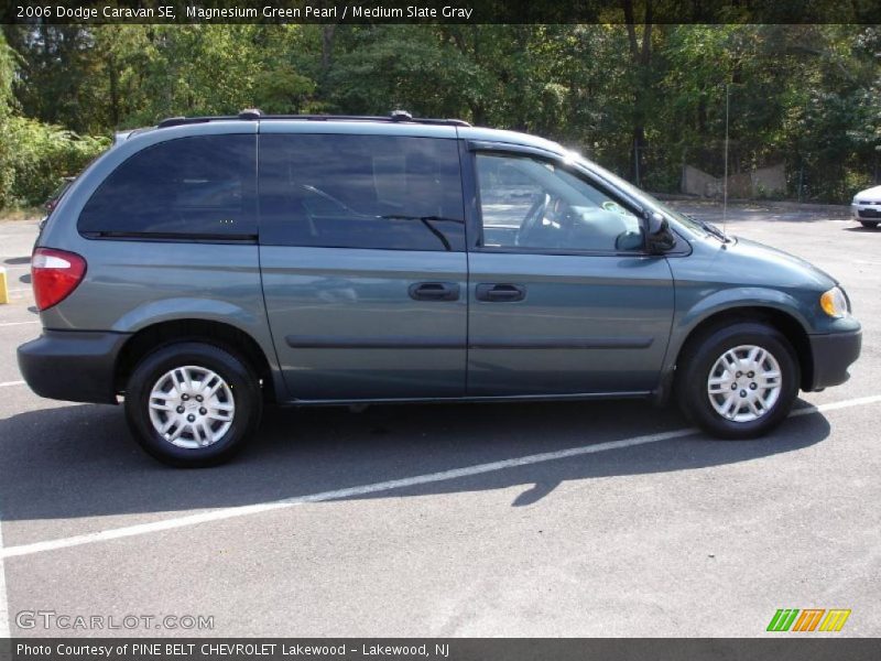 Magnesium Green Pearl / Medium Slate Gray 2006 Dodge Caravan SE