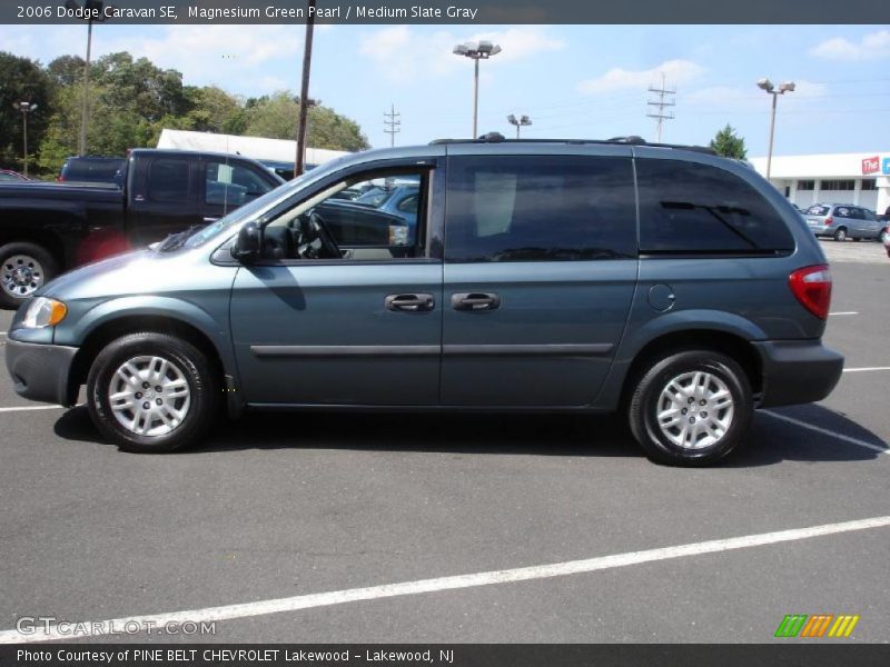 Magnesium Green Pearl / Medium Slate Gray 2006 Dodge Caravan SE