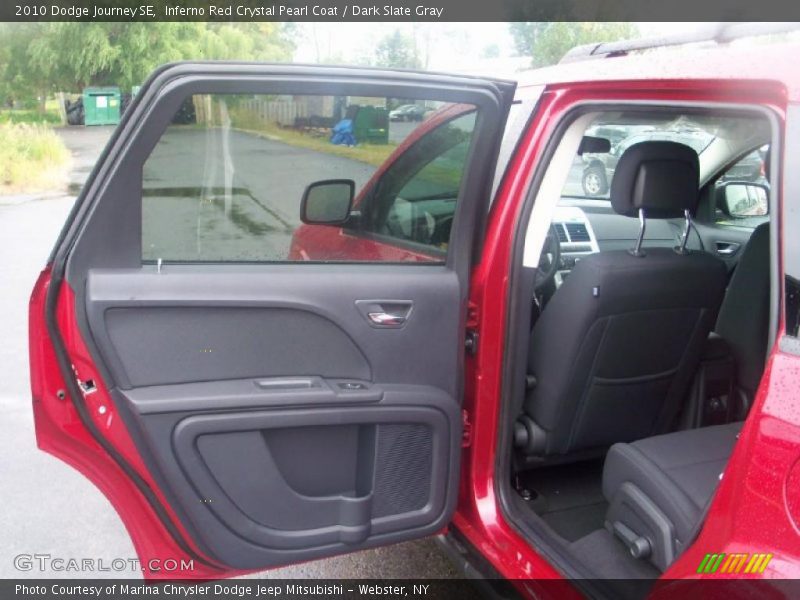 Inferno Red Crystal Pearl Coat / Dark Slate Gray 2010 Dodge Journey SE