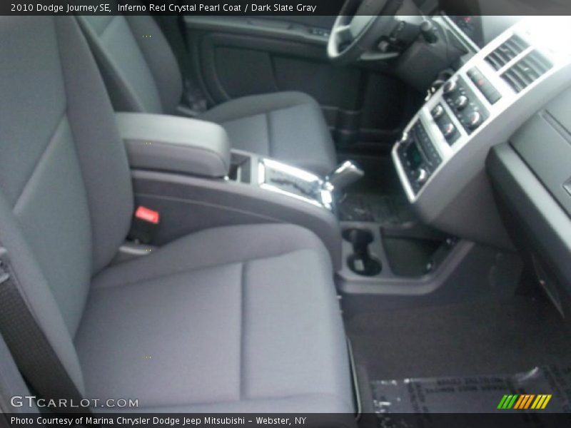 Inferno Red Crystal Pearl Coat / Dark Slate Gray 2010 Dodge Journey SE