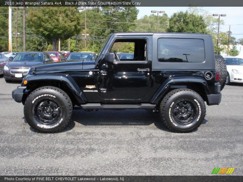 Black / Dark Slate Gray/Medium Slate Gray 2010 Jeep Wrangler Sahara 4x4