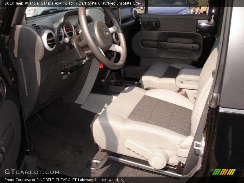 Black / Dark Slate Gray/Medium Slate Gray 2010 Jeep Wrangler Sahara 4x4