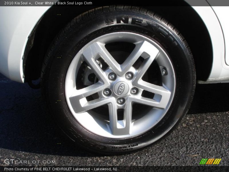 Clear White / Black Soul Logo Cloth 2010 Kia Soul +