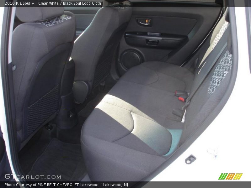 Clear White / Black Soul Logo Cloth 2010 Kia Soul +