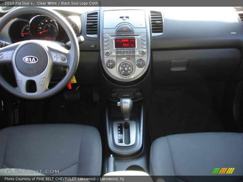 Clear White / Black Soul Logo Cloth 2010 Kia Soul +