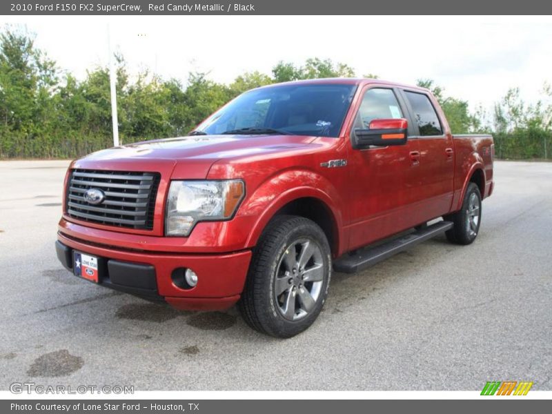 Red Candy Metallic / Black 2010 Ford F150 FX2 SuperCrew