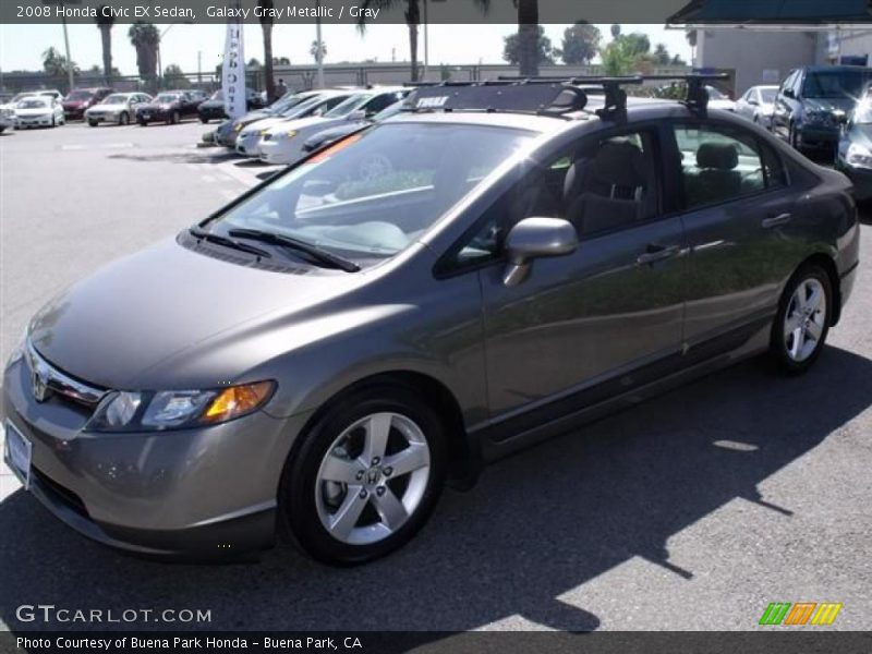 Galaxy Gray Metallic / Gray 2008 Honda Civic EX Sedan