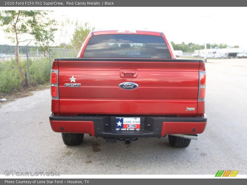 Red Candy Metallic / Black 2010 Ford F150 FX2 SuperCrew