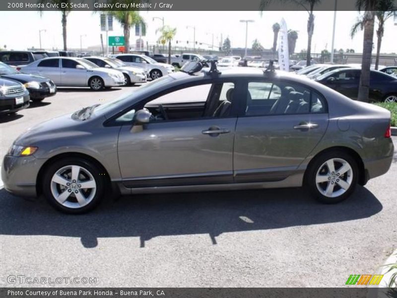 Galaxy Gray Metallic / Gray 2008 Honda Civic EX Sedan