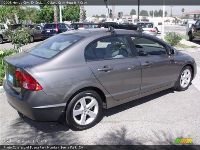 Galaxy Gray Metallic / Gray 2008 Honda Civic EX Sedan