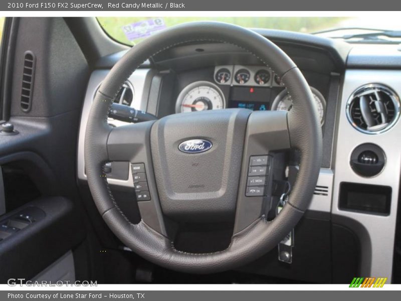 Red Candy Metallic / Black 2010 Ford F150 FX2 SuperCrew