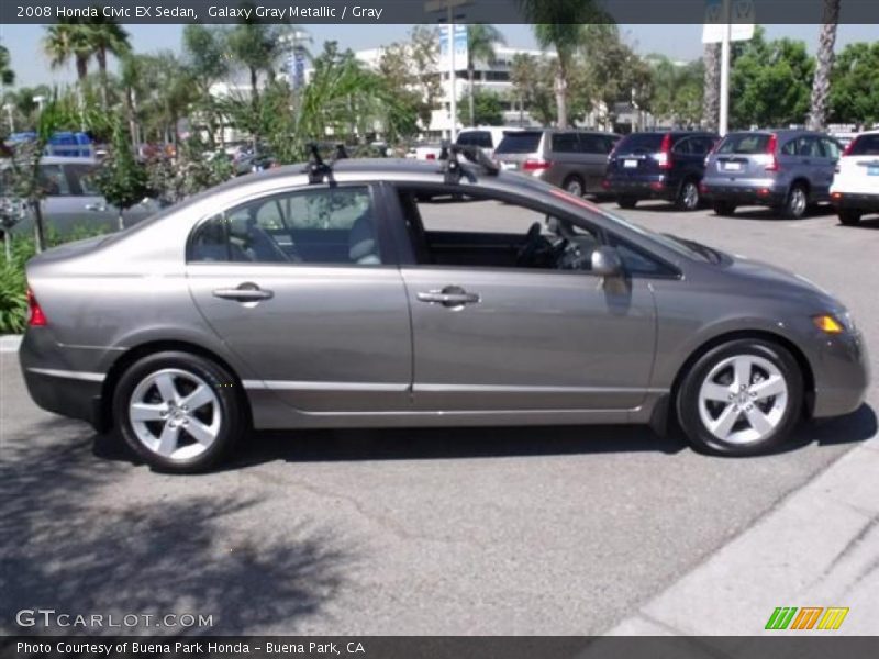 Galaxy Gray Metallic / Gray 2008 Honda Civic EX Sedan